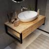 Мебель для ванной 1MarKa Grunge Loft 100 дуб вотан фото 2