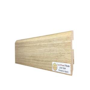 Плинтус МДФ TeckWood цветной Дуб Гоби 2150x75x16