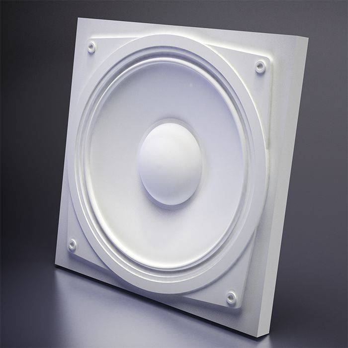 Гипсовая 3D панель Artpole Sound M-0003 600x600