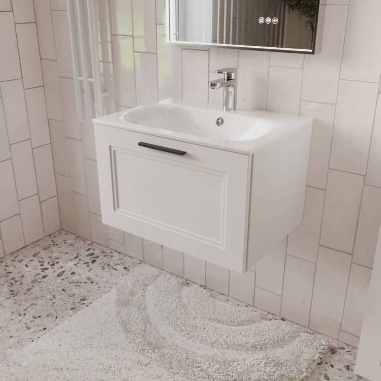 Тумба с раковиной Terminus Classik CLA10601900301O белый, 60x38