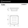 Мыльница WHITECROSS Cubo CU2420CR подвесная, хром фото 2