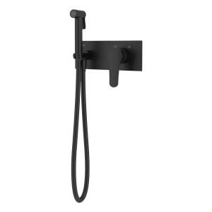 Гигиенический душ Teska Elsa Pro BTK6408 встраиваемый, со смесителем черный