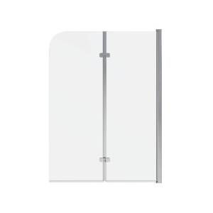 Шторка на ванну Watersense Nancy W00218 профиль хром глянцевый, стекло прозрачное, 100x140