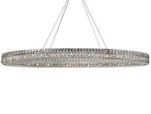 Подвесная люстра Newport Elizabeth 2 8550/160 C oval chrome