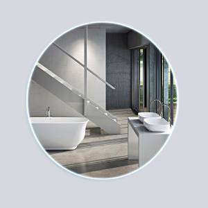 Зеркало Vincea VLM-2H650 65x65 c сенсорным выключателем и диммером