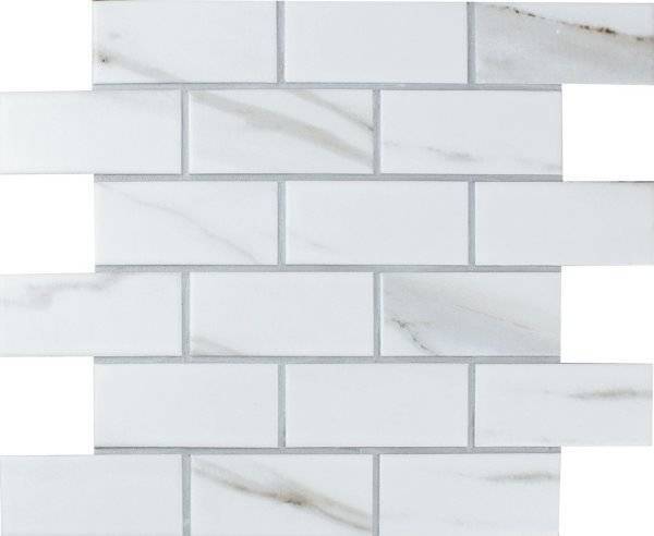 Мозаика Bonaparte Brick Calacatta Gold (4.5x9.5) 28.8x29.2