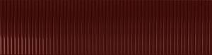 Керамическая плитка Tubadzin Groove Burgundy 1 Gloss STR 7.8x29.8