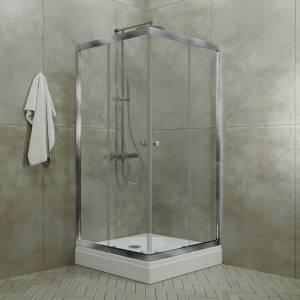 Душевой уголок Triton Вента-хром 90x90, стекло прозрачное