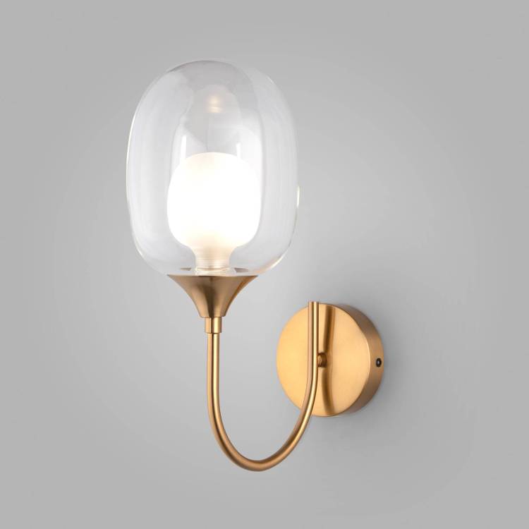 Настенный светильник Eurosvet Spritz 70218/1 латунь