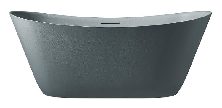 Ванна из искусственного камня AltroBagno Фиорина (Fiorina) 090217 GG серый гранит, 170x75