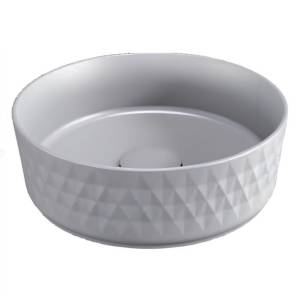 Раковина Isvea Rombo 10NF67036-2V 35 см, серый камень, матовая