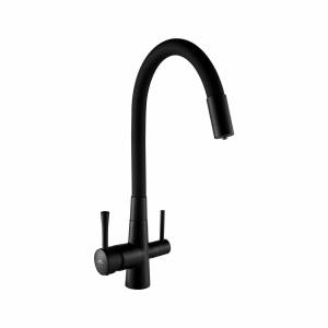 Смеситель для кухни Fashun A4362-7 черный