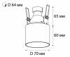 Встраиваемый светильник Italline DL 3025 white фото 2