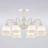 Потолочная люстра Eurosvet Campina 60107/8 белый с золотом
