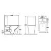 Унитаз-компакт Cerutti Spa Mimi 8707 безободковый, с микролифтом фото 8