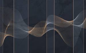 3D Фотообои Artegrafico «Сапфировые волны» PL-067 канвас