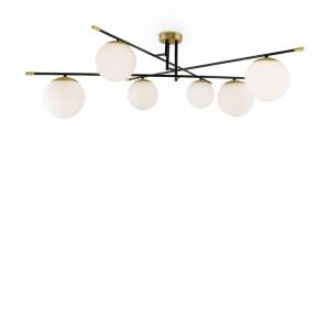 Потолочная люстра Maytoni Nostalgia MOD048CL-06G Матовое Золото