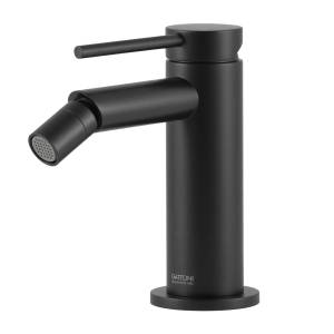 Смеситель для биде Gattoni Circle two 9150/91NO Nero Opaco с донным клапаном