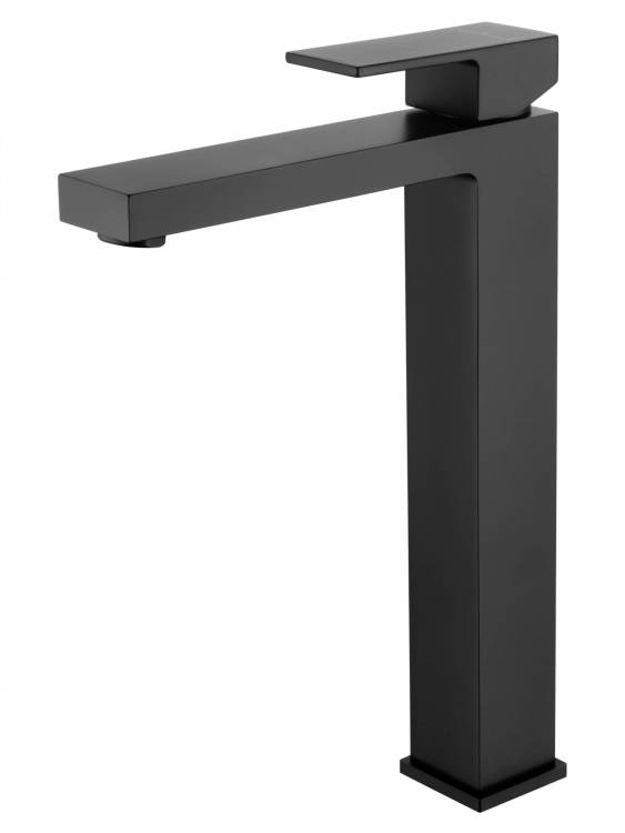 Смеситель для раковины Wonzon & Woghand WW-88239016-MB высокий, черный матовый