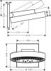 Верхний душ Hansgrohe Rainfinity 26232700 фото 4