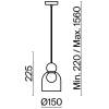 Подвесной светильник Freya Focus FR5220PL-01CH2 фото 2