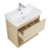 Тумба под раковину Belbagno Neon NEON-500-1C-SO-PB 47.2x34.6x55 Pino Bianco подвесная с одним выкатным ящиком, с доводчиками фото 3