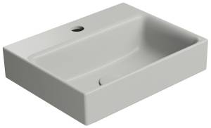 Раковина GSI Nubes 9684117 серый матовый, 40x32