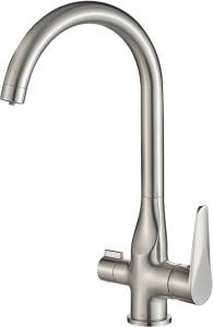 Смеситель для кухни ZorG Steel Hammer SH 910 Satin