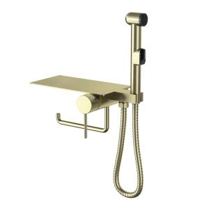 Гигиенический душ Bronze de Luxe Scandi 708BR бронзовый, встраиваемый, с полкой