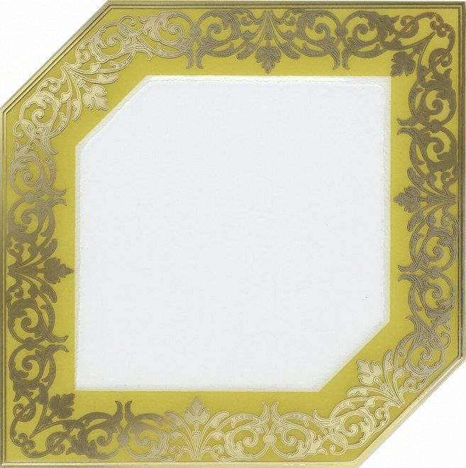 Декор Kerama Marazzi Клемансо HGD/A250/18000 оливковый 15x15