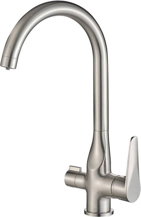 Смеситель для кухни ZorG Steel Hammer SH 910 Satin