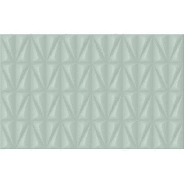 Керамическая плитка Шахтинская плитка Конфетти 10100001200 Зеленый Низ 02 25x40