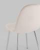 Стул Stool Group Валенсия SN OS-001L-V HLR-2 DUAL бежевый хромированные ножки, велюр фото 7