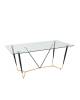 Стол обеденный Stool Group Даймакс FDC9143 DUAL прозрачный 180x90x75