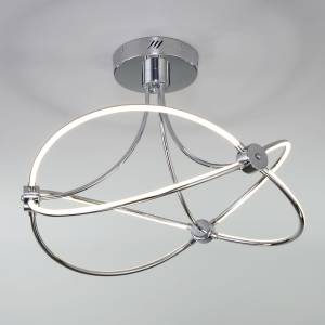 Потолочный светодиодный светильник Eurosvet Petto 90246/6 хром Smart