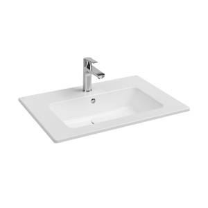 Раковина Isvea SistemaT 70 10SL50071SV белая, 71.5x46.5