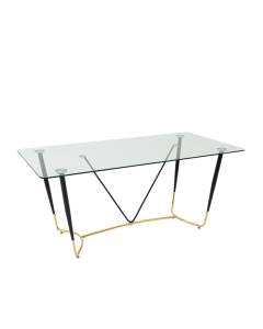 Стол обеденный Stool Group Даймакс FDC9143 DUAL прозрачный 180x90x75