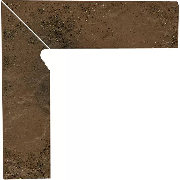 Плинтус Paradyz Semir Beige Cokol Ciety левый (B+A) 30x8.1