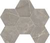 Мозаика Estima Bernini 67342 Mosaic/BR03_NS/25x28,5/Hexagon Hexagon Grey неполированная 25x28,5