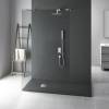 Поддон для душа Vincea VST-4SR9010A 100x90 антрацит, с сифоном фото 2