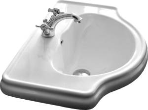 Раковина Kerasan Retro 103001 62 см, встраиваемая, 1 отв