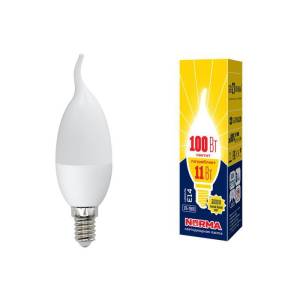 Лампа светодиодная Volpe Norma LED-CW37-11W/WW/E14/FR/NR