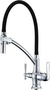 Смеситель для кухни Zorg Sanitary ZR 347-6 YF с гибким изливом