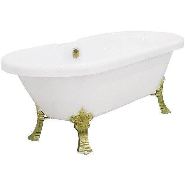 Акриловая ванна Radomir Леонесса 1-01-3-0-9-138 175x80 с золотыми ножками