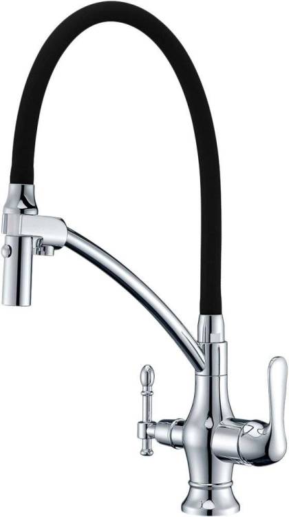 Смеситель для кухни Zorg Sanitary ZR 347-6 YF с гибким изливом