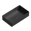 Раковина Abber Rechteck AC2220MB 60 см, черная матовая