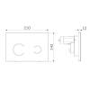 Кнопка смыва Am.Pm Touch Pro I0450B38 сенсорная, черная фото 4