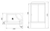 Душевая кабина Royal Bath BP RB8120BP5-WT-R с высоким поддоном, с сиденьем фото 3
