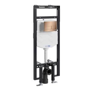 Система инсталляции для унитазов Wasserkraft Динкель (Dinkel) 58TLT.010.ME.RG04 розовое золото