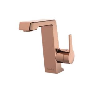 Смеситель для раковины Teska Thetis E5209 розовое золото